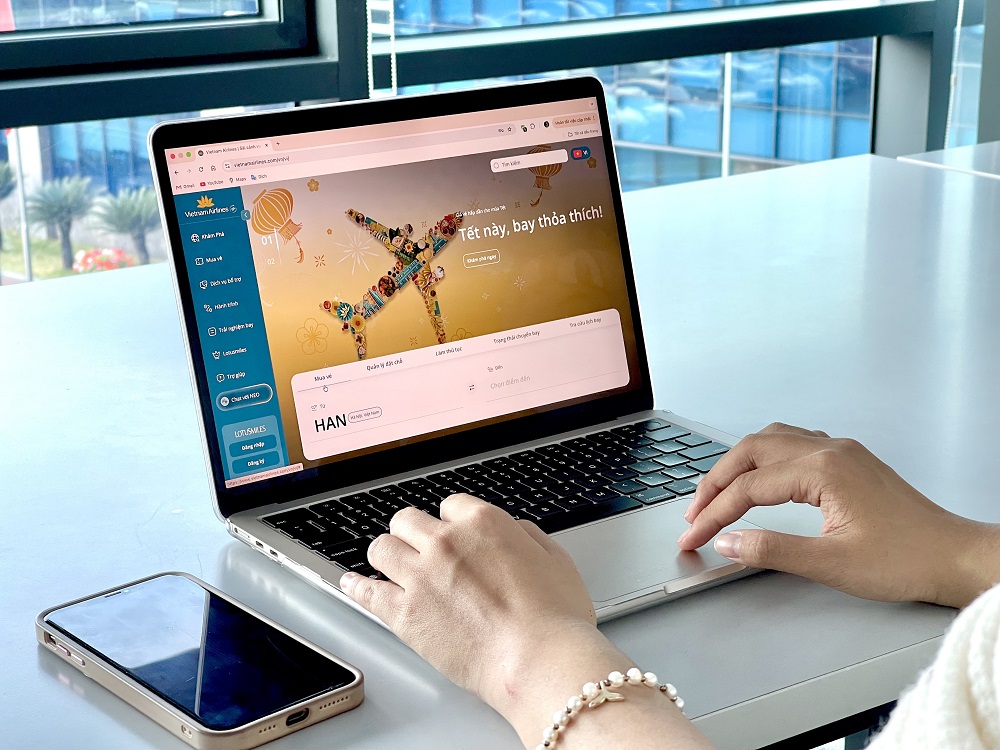 Vietnam Airlines chính thức ra mắt website thương mại điện tử thế hệ mới