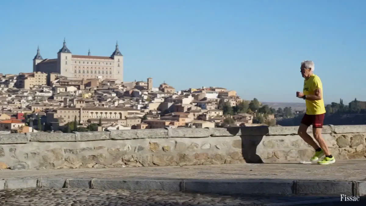 López García tham gia cuộc đua đầu tiên của mình ở tuổi 70.