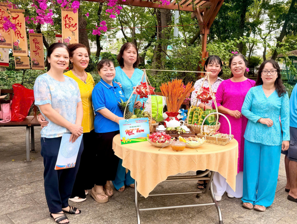 Hội thi là dịp gắn kết chị em vui xuân, sẻ chia cùng nhau - Ảnh:TP