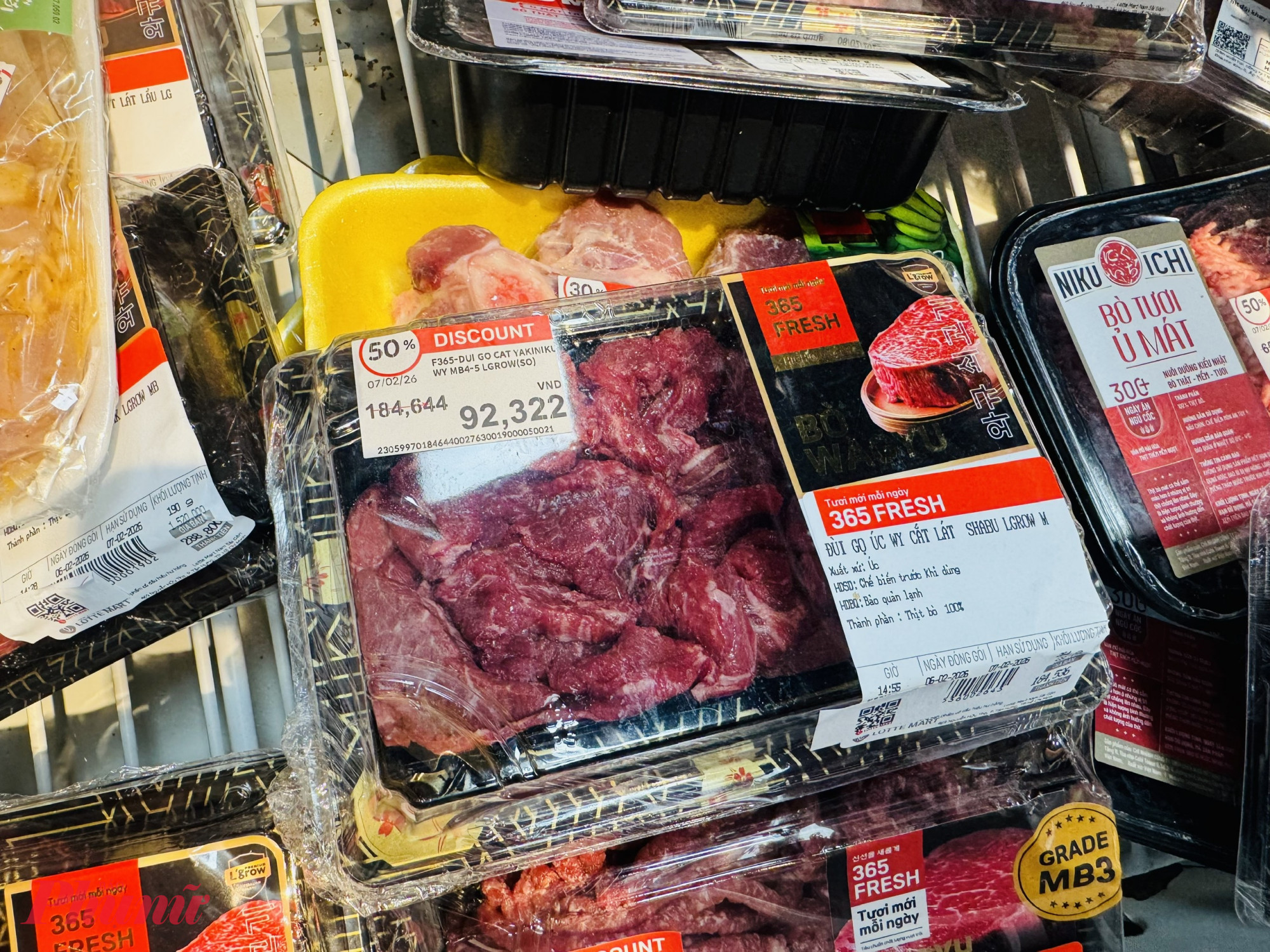 Như vỉ thịt bò này được giảm giá tới 50%, 