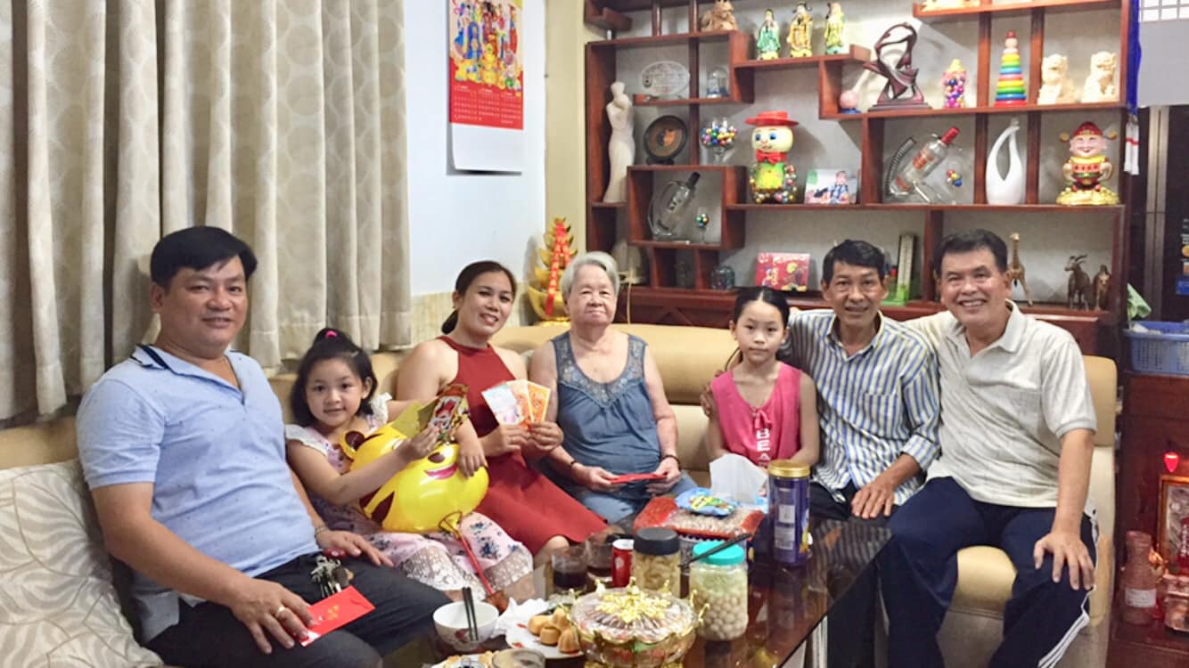 Gia đình nghệ sĩ luôn quây quần bên nhau vào những ngày xuân về