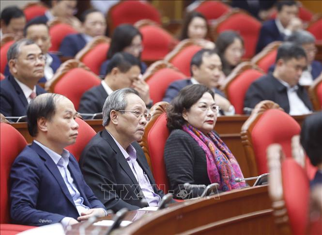 Các đại biểu tham dự cuộc gặp mặt. Ảnh: Thống Nhất/TTXVN