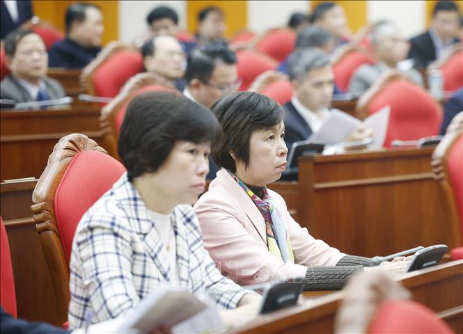 Các đại biểu tham dự cuộc gặp mặt. Ảnh: Thống Nhất/TTXVN