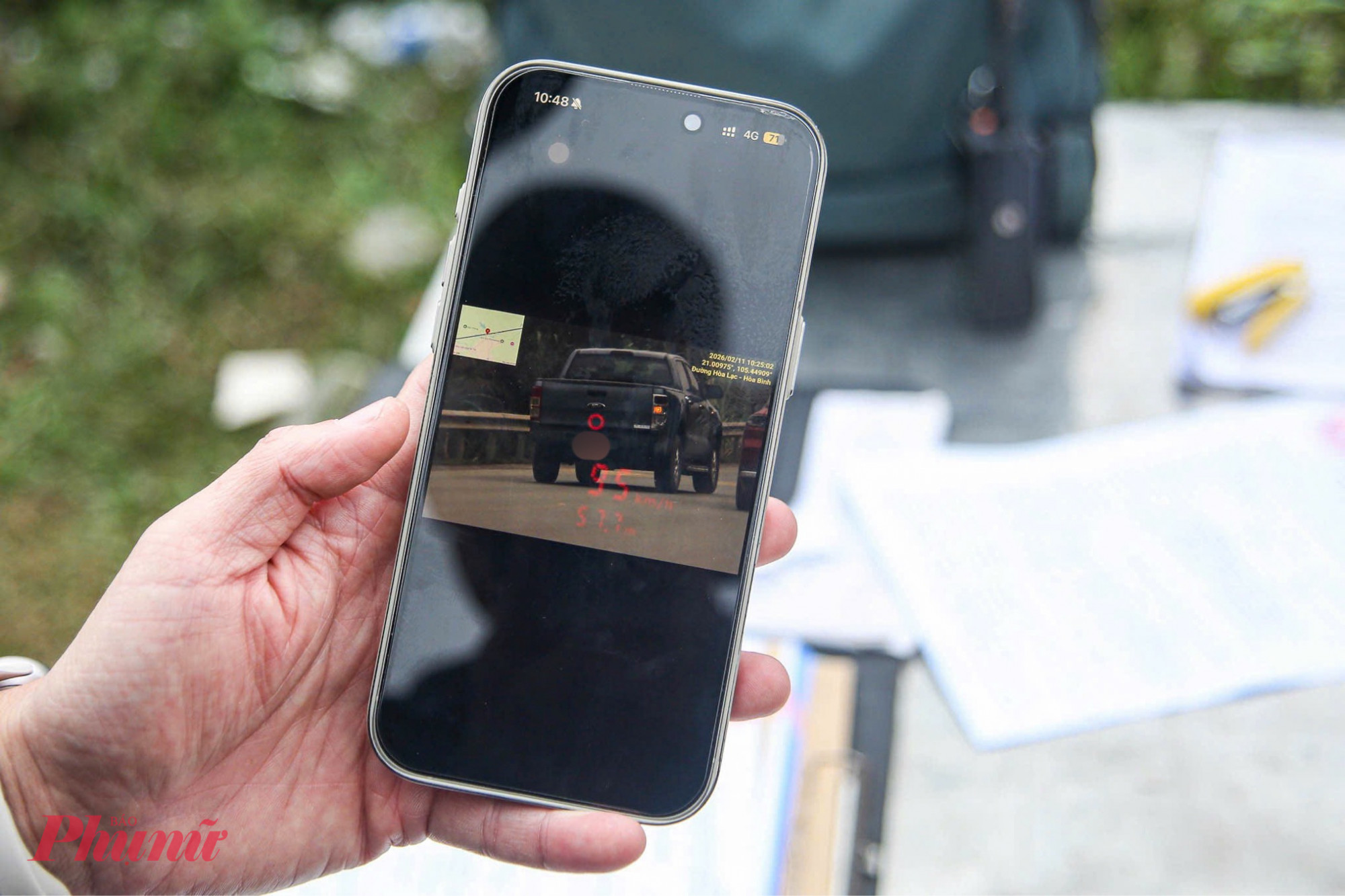 Người vi phạm đều được xem lại hình ảnh vi phạm, tâm phục khẩu phục.