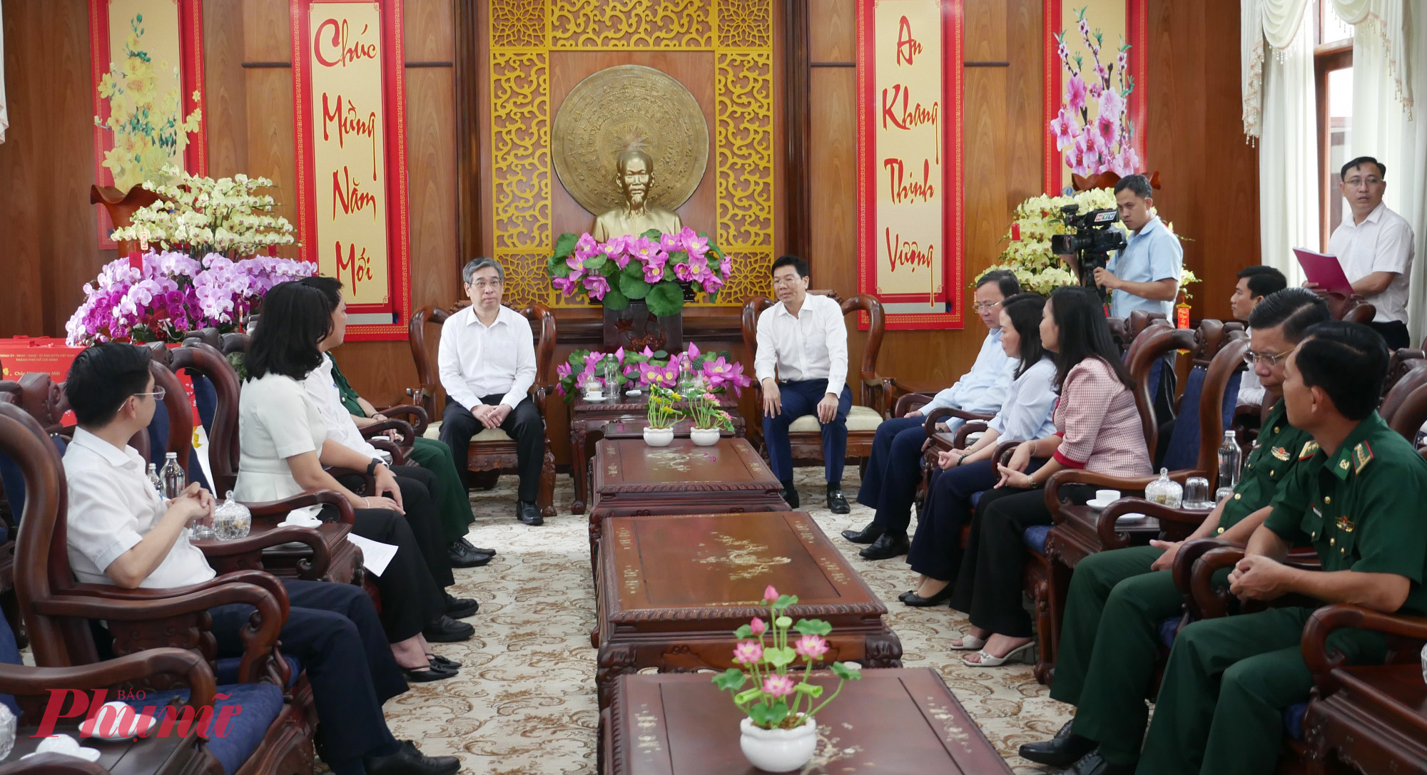 Quang cảnh buổi làm việc - Ảnh: Trang Nguyễn 