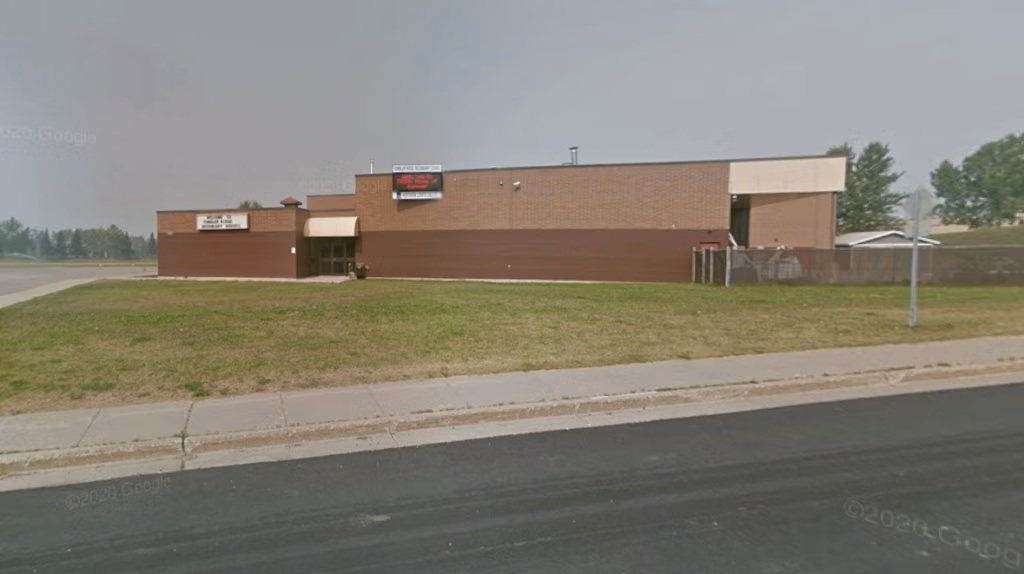 Trường Trung học Tumbler Ridge nơi xảy ra vụ xả súng - Ảnh: google Map