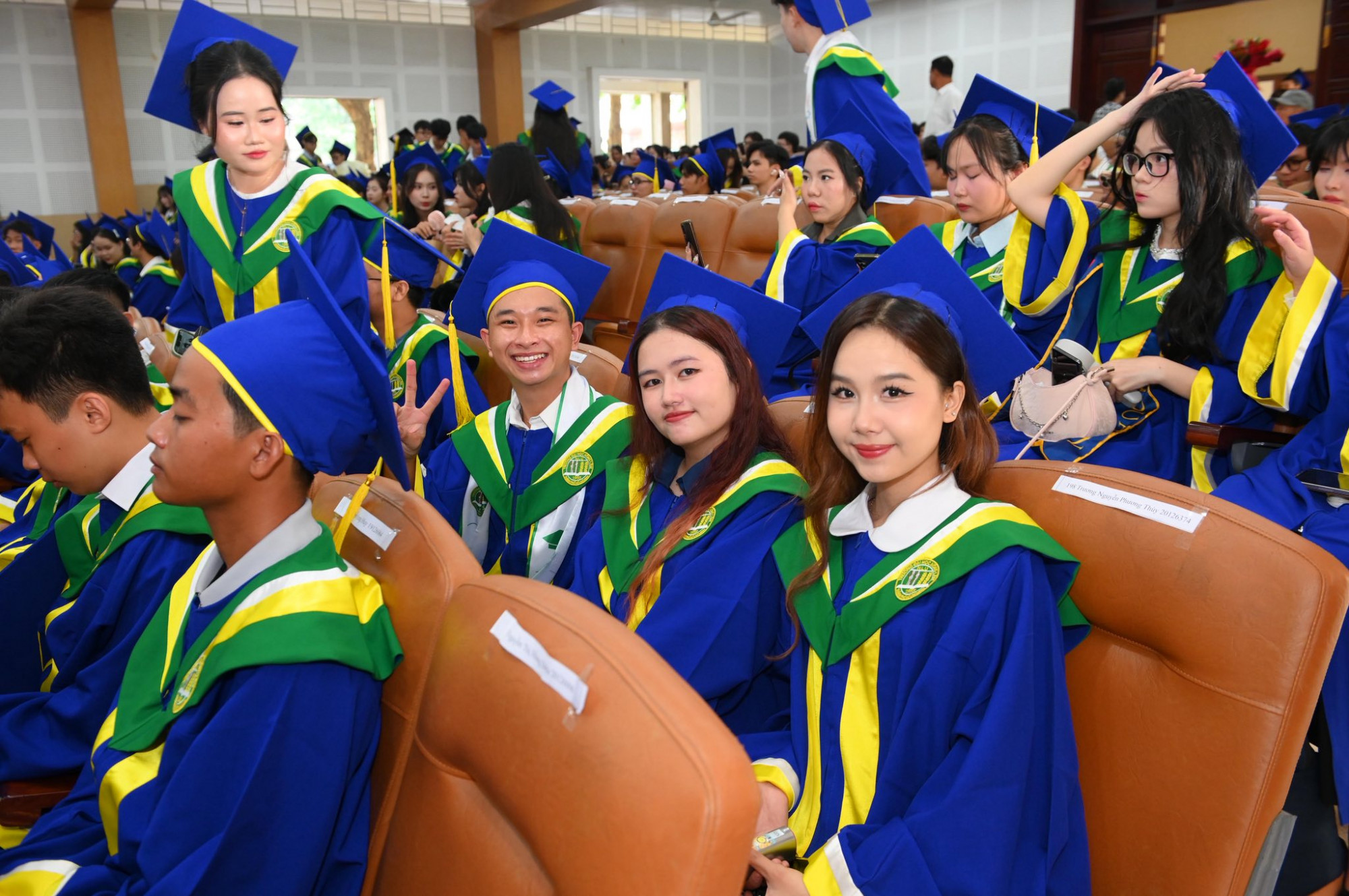 Sinh viên Trường đại học Nông Lâm TPHCM trong ngày nhận bằng tốt nghiệp