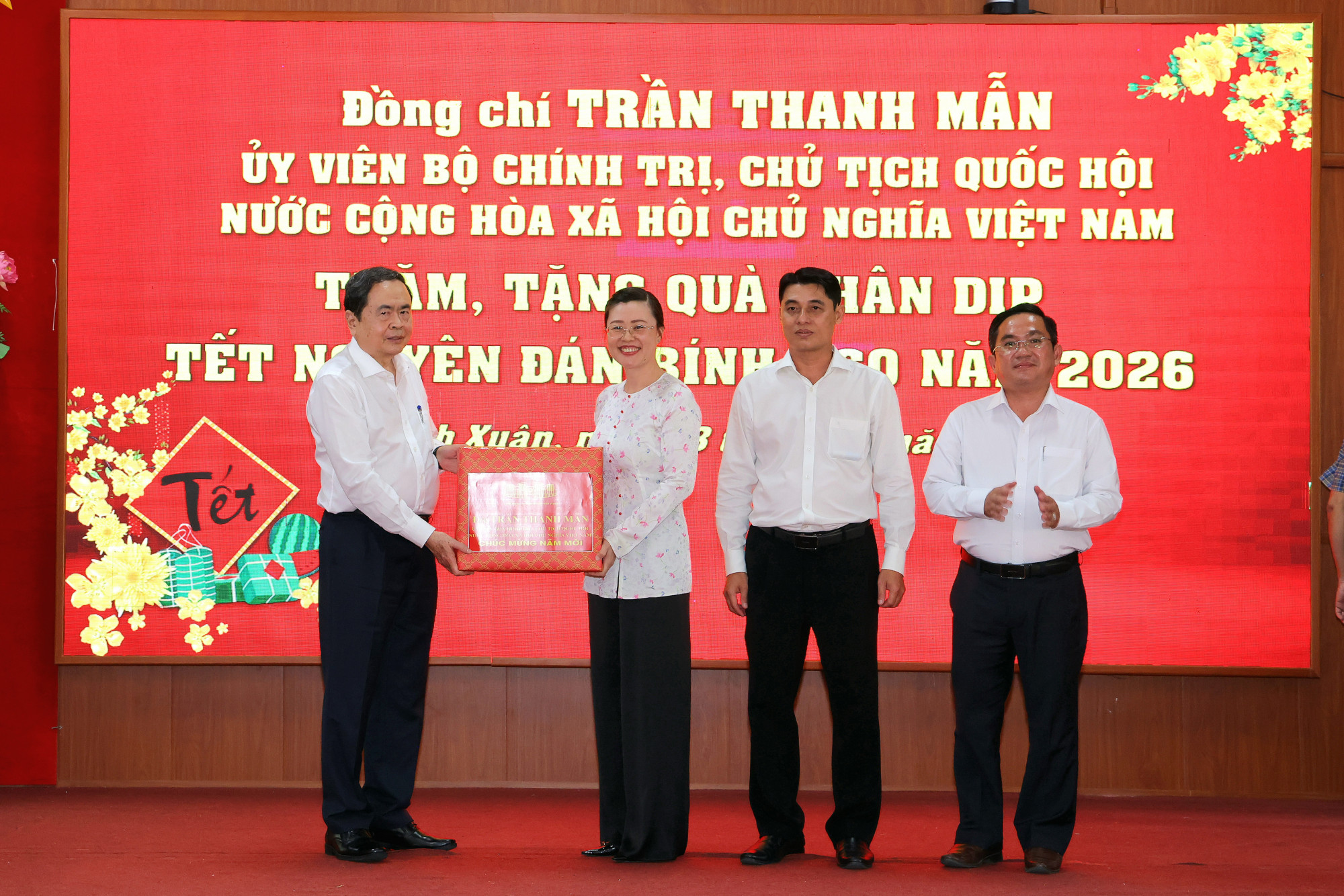 Chủ tịch Quốc hội Trần Thanh Mẫn chúc Tết,