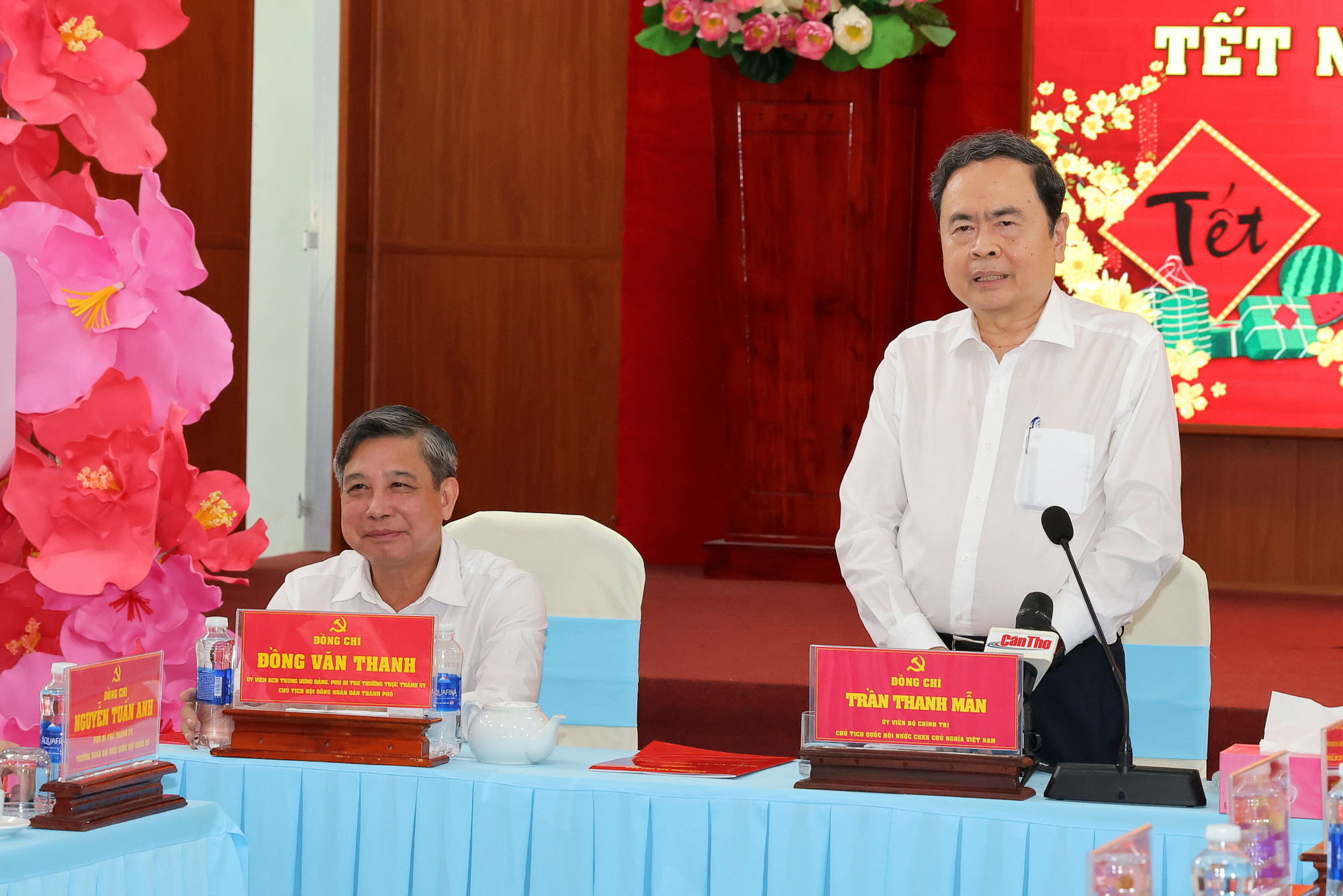 Chủ tịch Quốc hội Trần Thanh Mẫn - phát biểu. Ảnh: Trung Phạm