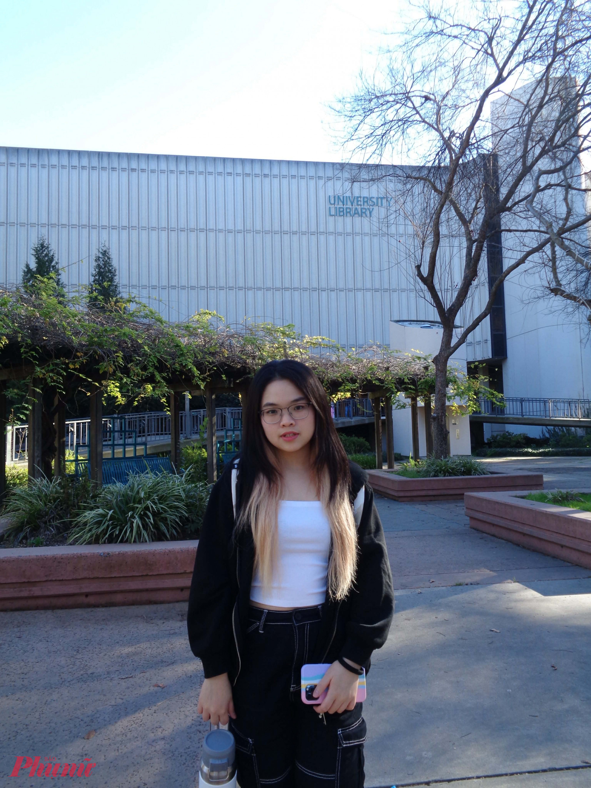 Trần Lê Quỳnh Đan – sinh viên Trường California State University, Sacramento (Mỹ) - chia sẻ nhiều trải nghiệm khi đón Tết Việt nơi đất khách.