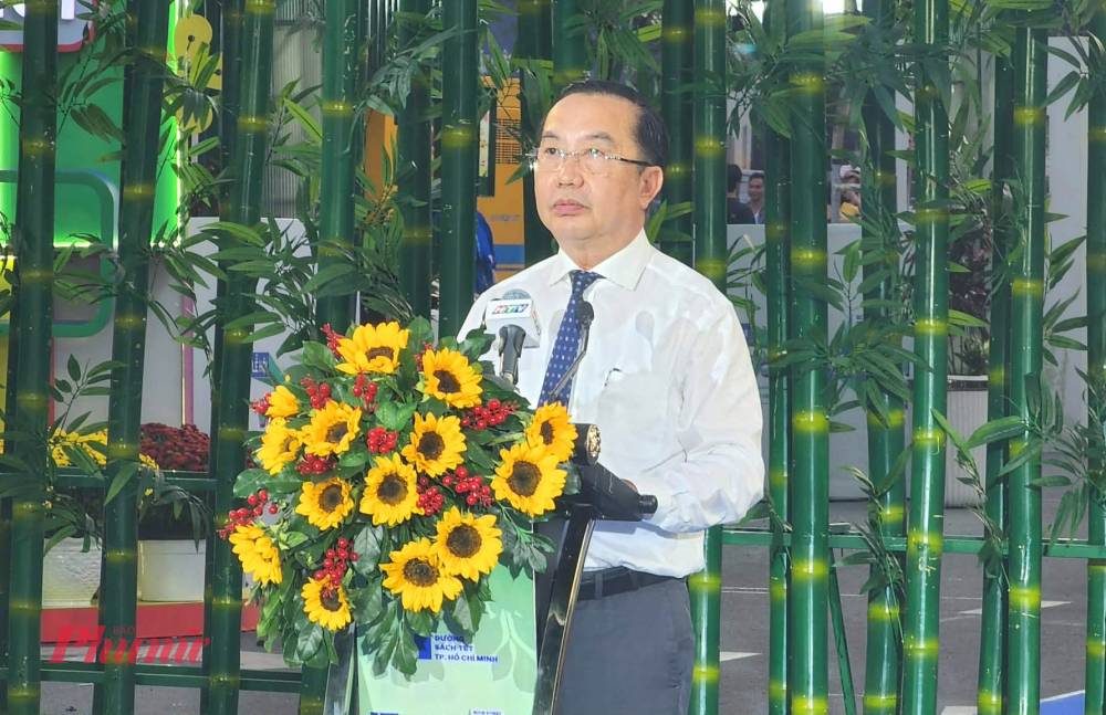 Ông Trần Thế Thuận - Giám đốc Sở Văn hóa và Thể thao TPHCM - nhấn mạnh ý nghĩa đặc biệt của sự kiện đường sách năm 2026 trong bối cảnh TPHCM sau sáp nhập 