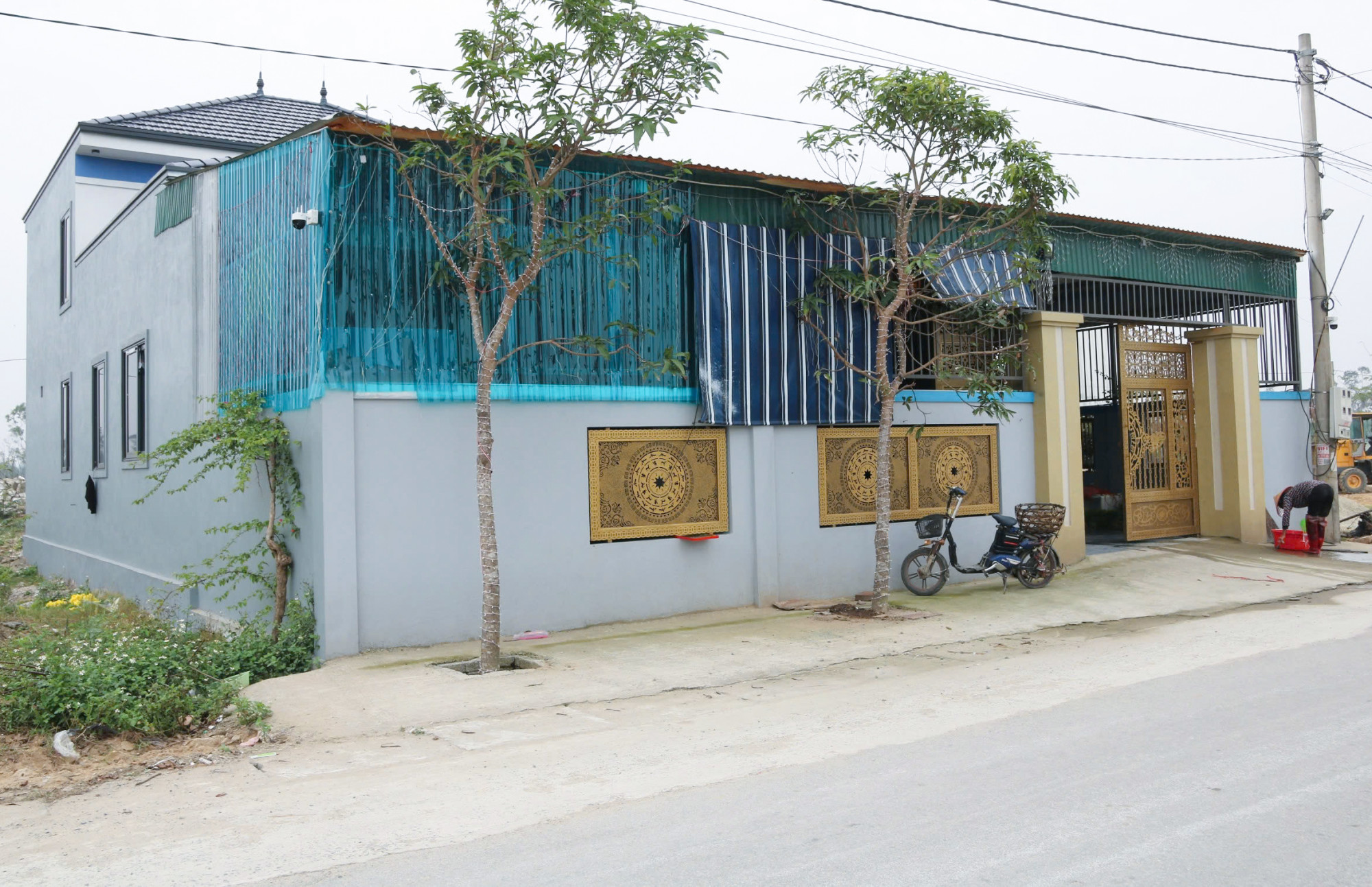 Cơ ngơi tiền tỉ của vợ chồng anh Kỳ sau nhiều năm dành dùm - Ảnh: Khánh Trung