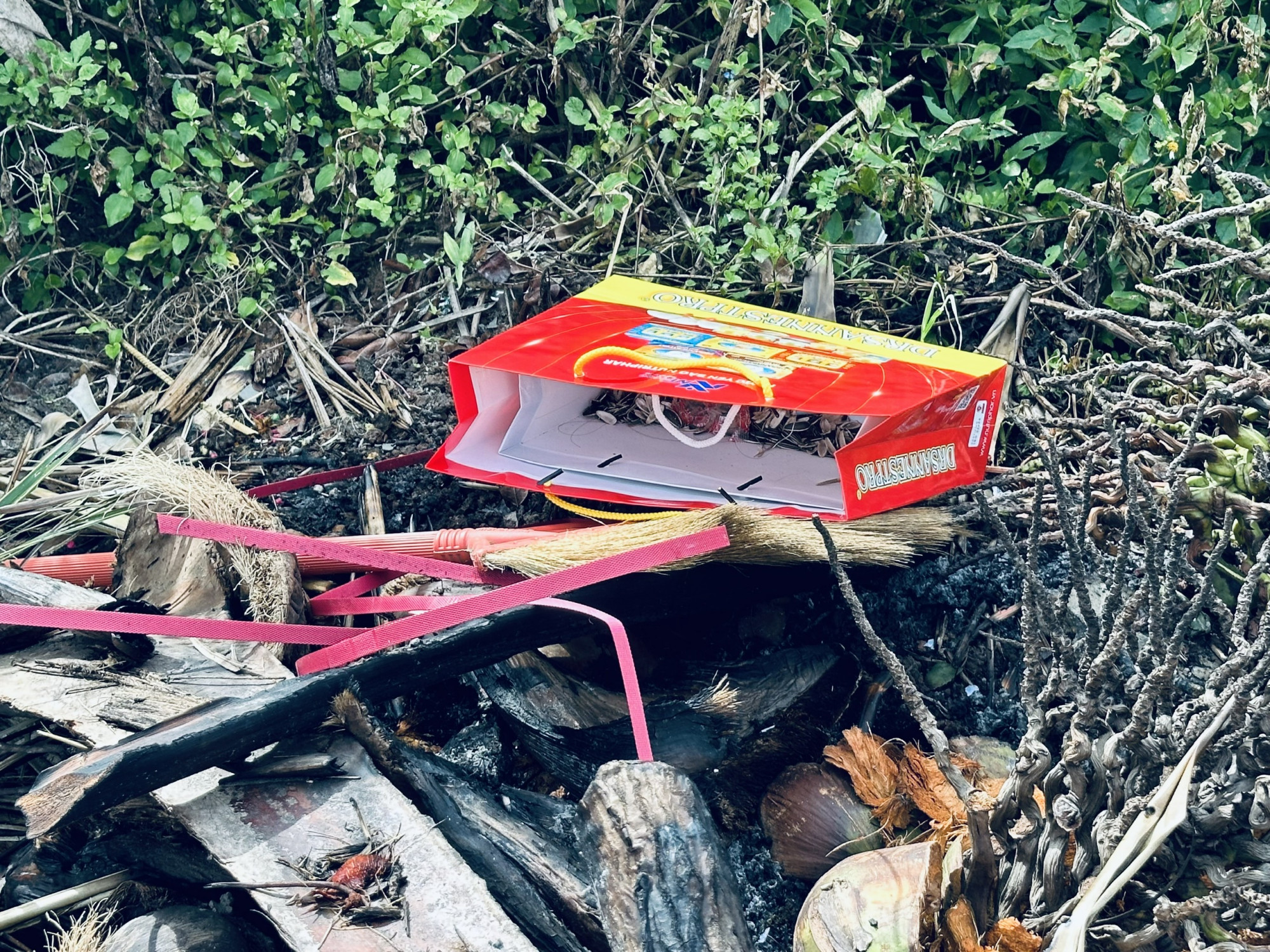 Sáng sớm mùng Ba, tôi đã nghe tiếng nội trở mình dậy sớm. Nội đi bán kiến. Giờ không còn đặt giữa ngã ba như xưa, mà chọn những nơi tập trung rác, kín đáo hơn để giữ mỹ quan.