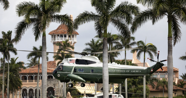 dinh thự Mar-a-Lago ở bang Florida của Tổng thống Donald Trump.