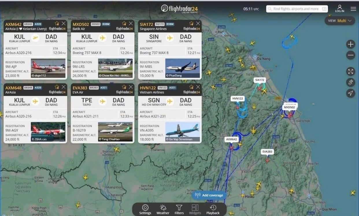 Nhiều vật thể lạ xâm nhập khu vực cấm bay khiến nhiều chuyến bay phải bay vòng, đổi hướng tiếp cận.