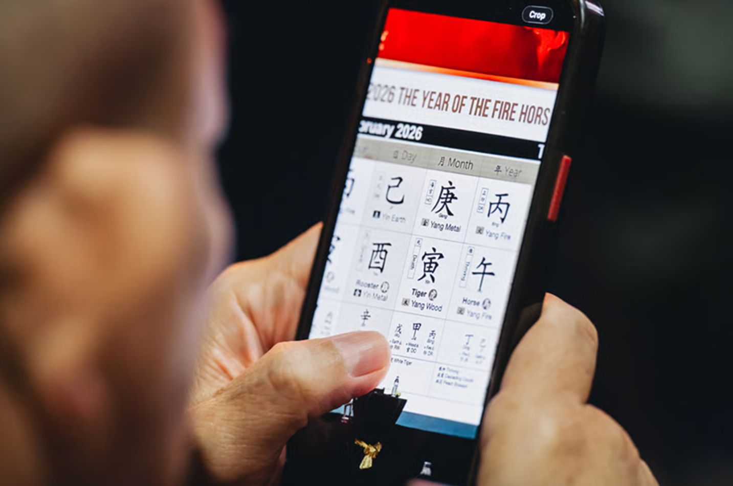 Một tín đồ của ứng dụng bói toán “Bazi” đang kiểm tra vận mệnh của mình — Ảnh: South China Morning Post 