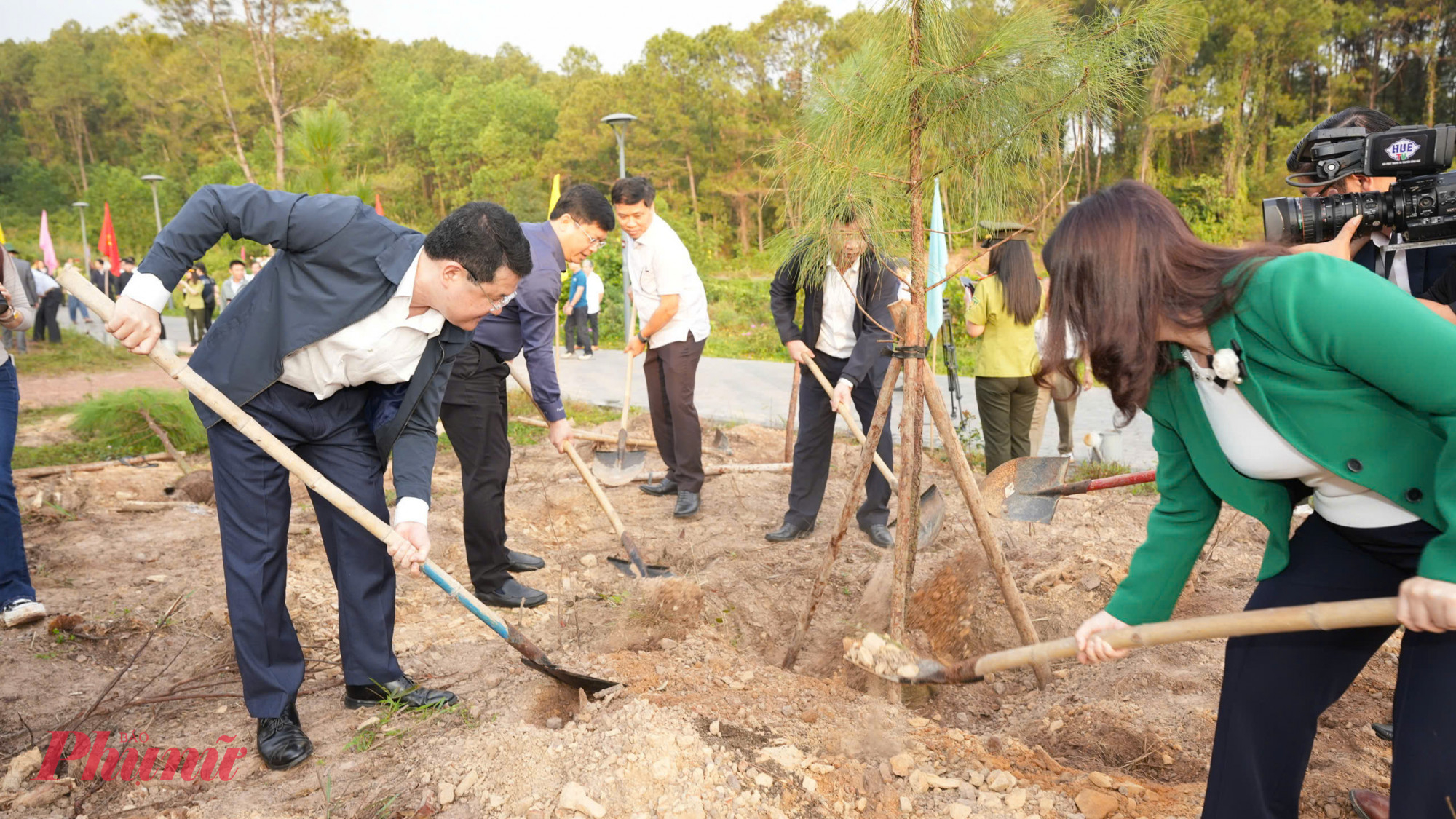 Hoạt động trồng cây, gây rừng mỗi dịp Tết đến Xuân về được TP Huế duy trì thường xuyên từ nhiều năm nay