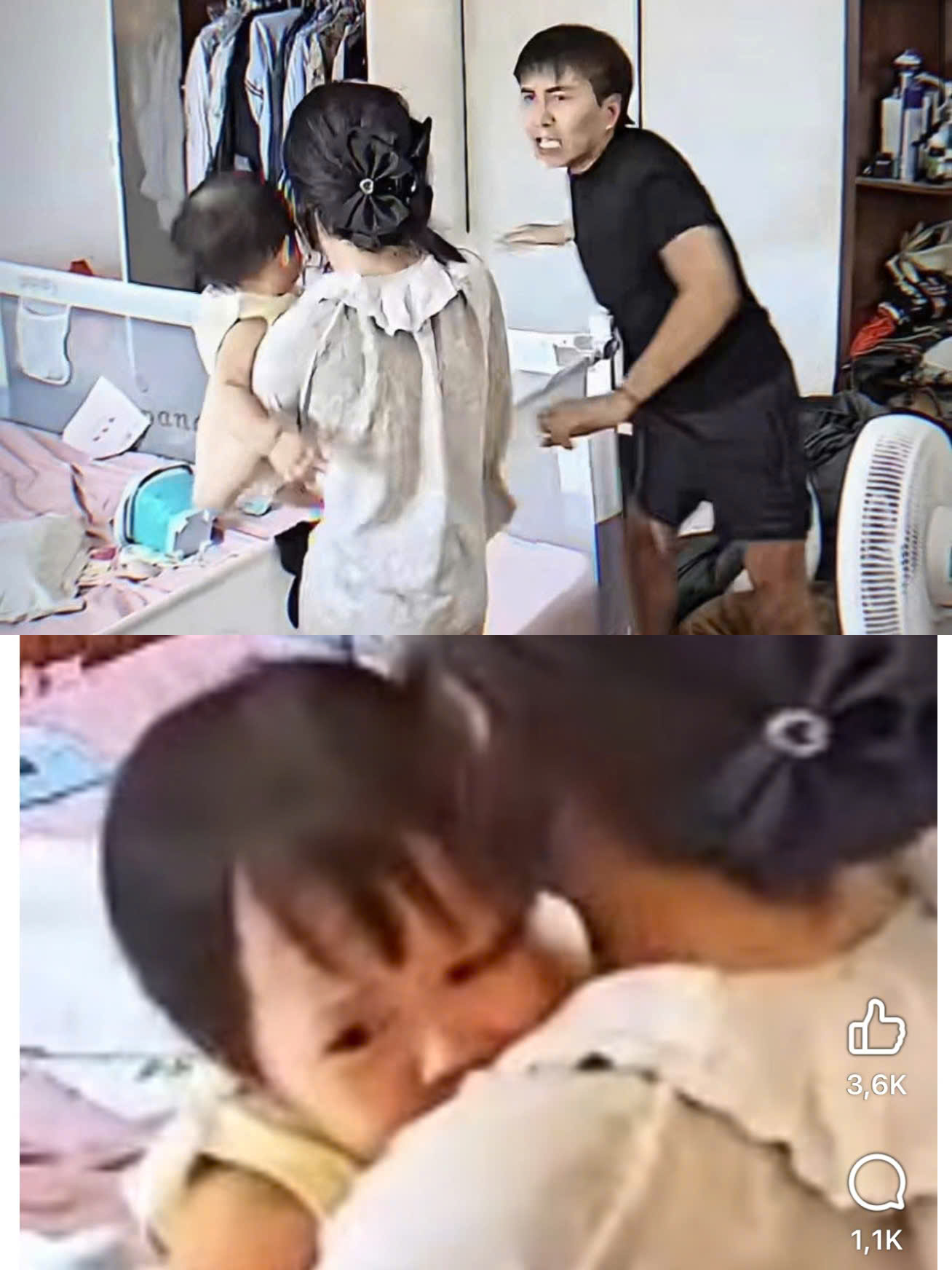 Nam tiktoker mắng nhiết vợ dù vợ đang bồng con khiến dân mạng phẫn nộ - Ảnh minh họa: Facebook