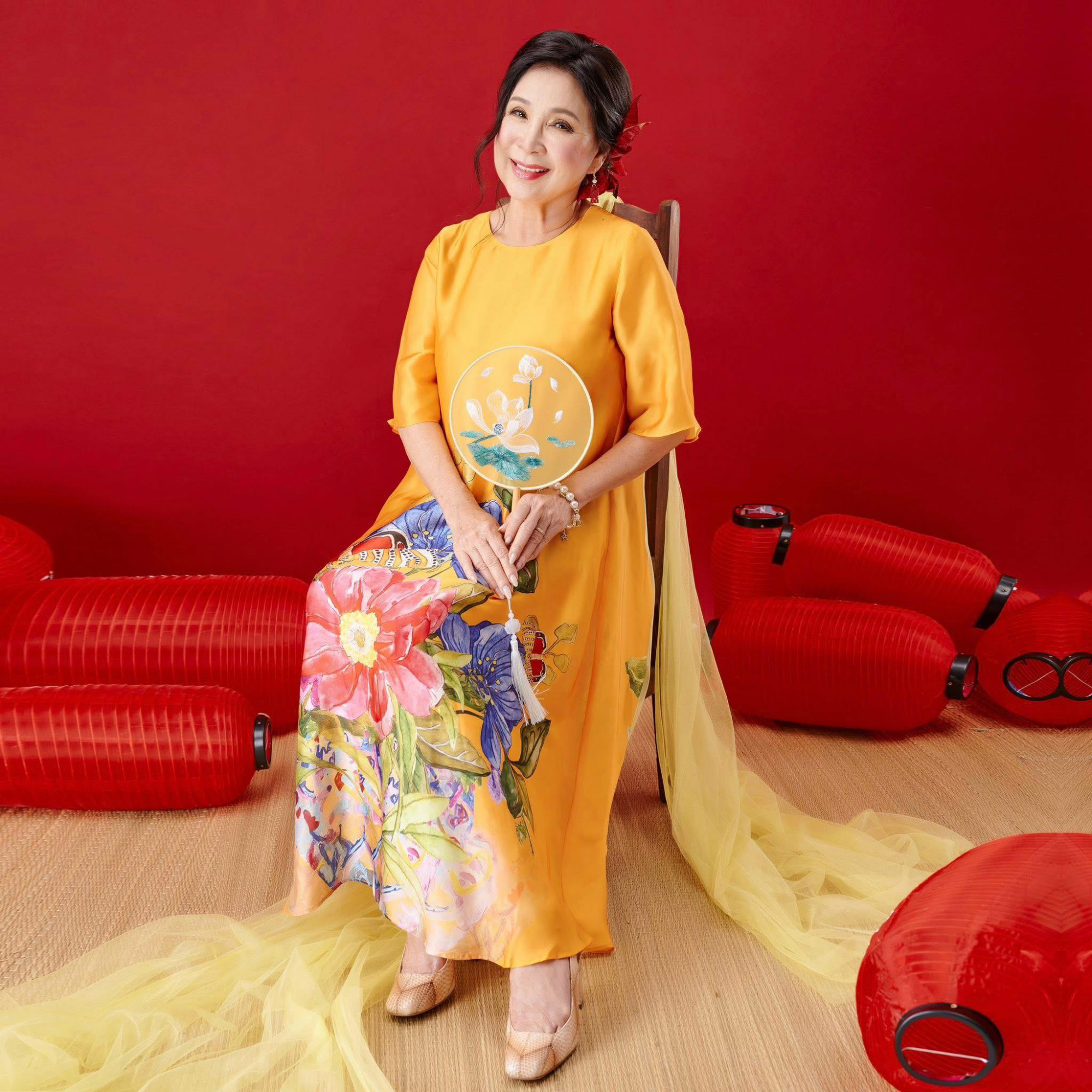 NSND Kim Xuân thời gian qua tích cực tham gia các hoạt động nghệ thuật, hỗ trợ diễn viên trẻ 