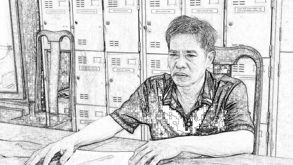 Thương thời điểm bị bắt. Ảnh: CACC