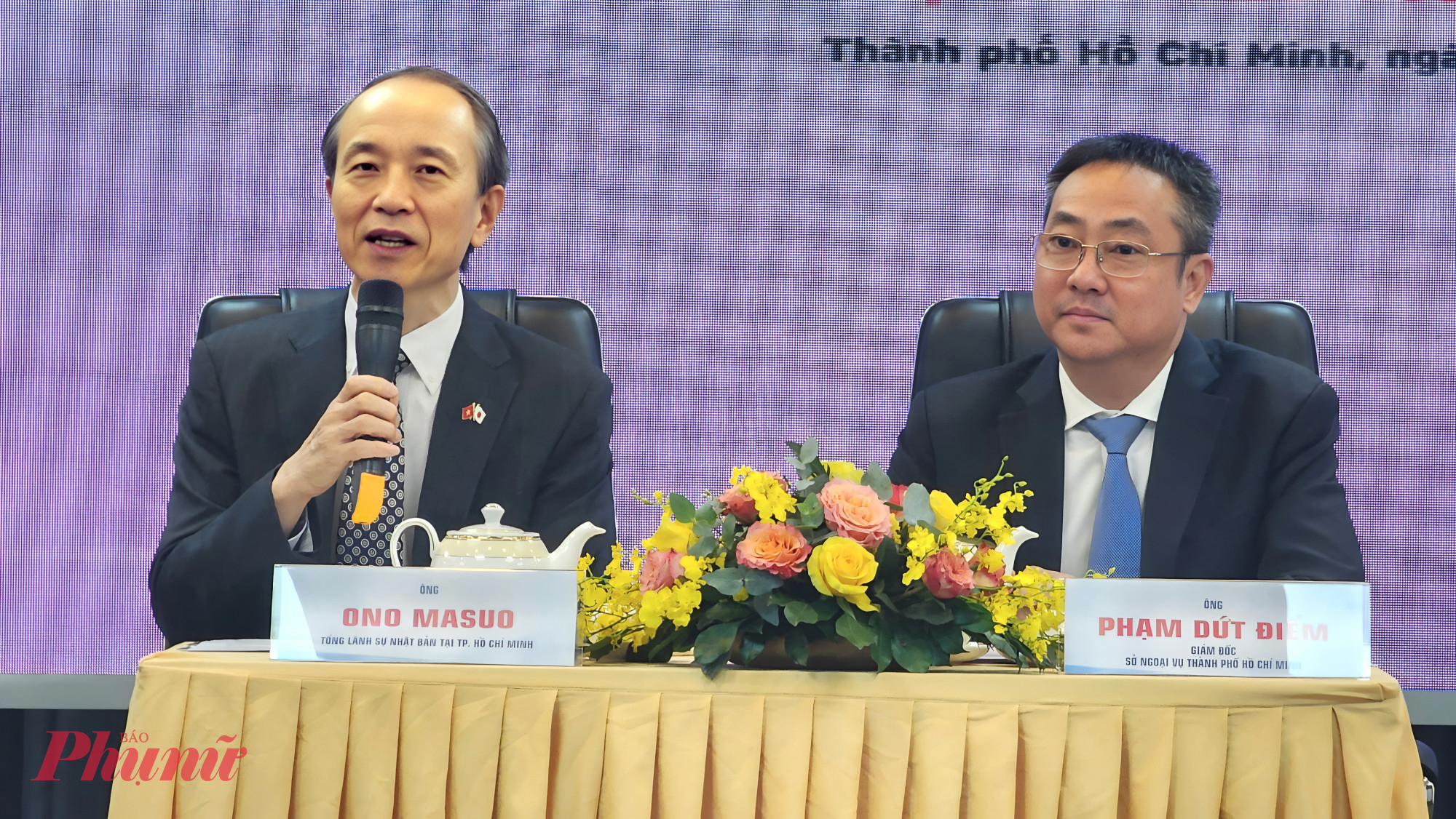 Tổng Lãnh sự Nhật Bản tại TPHCM Ono Masuo bày tỏ hy vọng mối quan hệ giao lưu giữa  nhân dân hai nước sẽ phát triển sâu sắc hơn nữa thông qua Lễ hội Việt  – Nhật