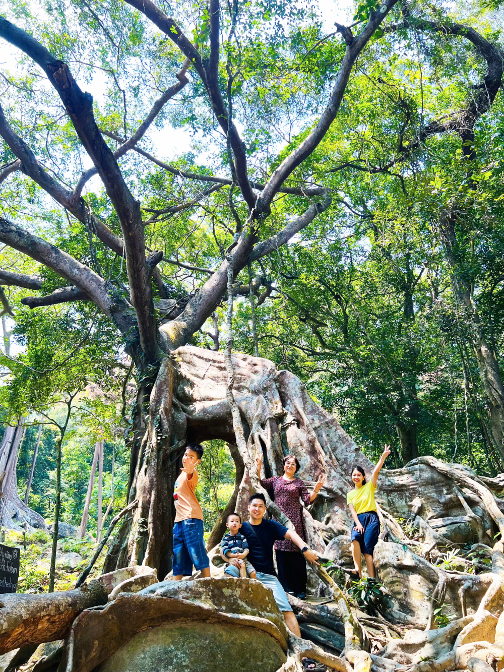 Cả nhà tích cực ra ngoài tắm nắng, khám phá thiên nhiên - Ảnh do nhân vật cung cấp