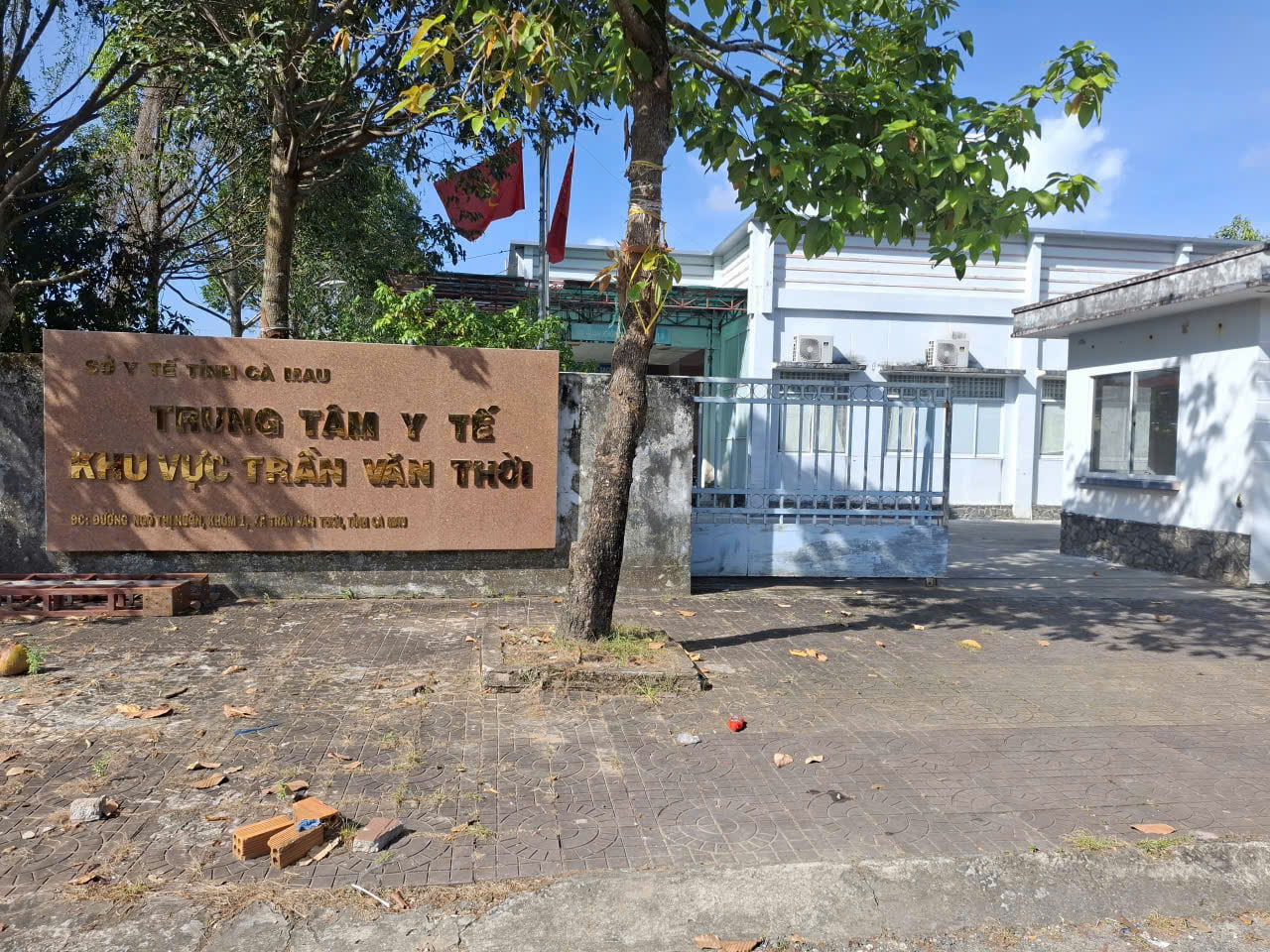 Trung tâm Y tế khu vực Trần Văn Thời... Ảnh: Hoàng Thịnh