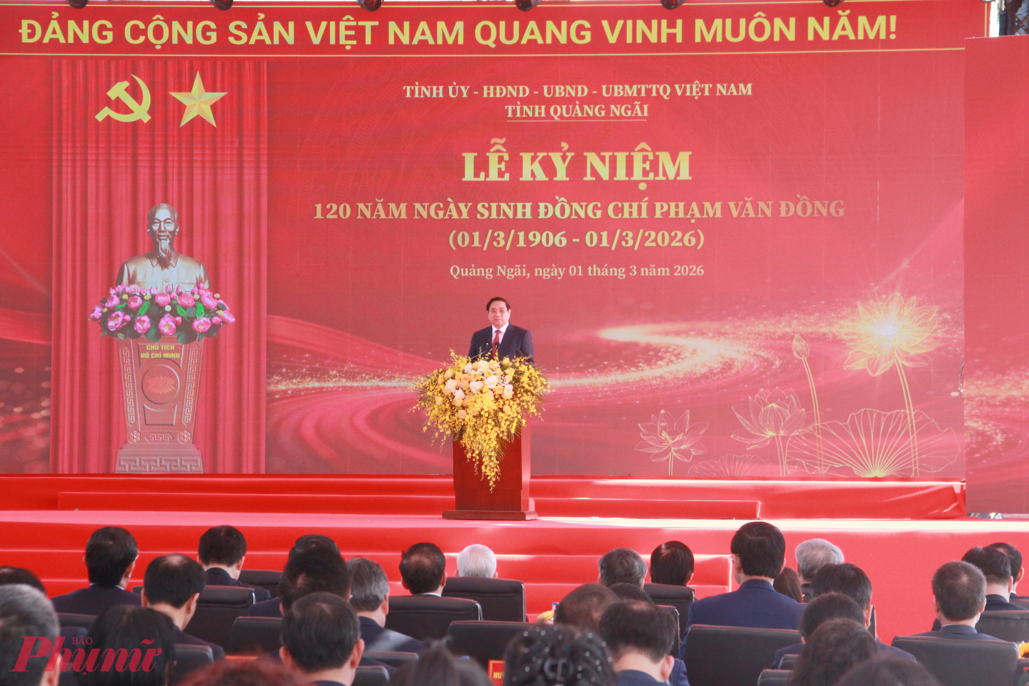 Thủ tướng Phạm Minh Chính phát biểu tại buổi lễ.