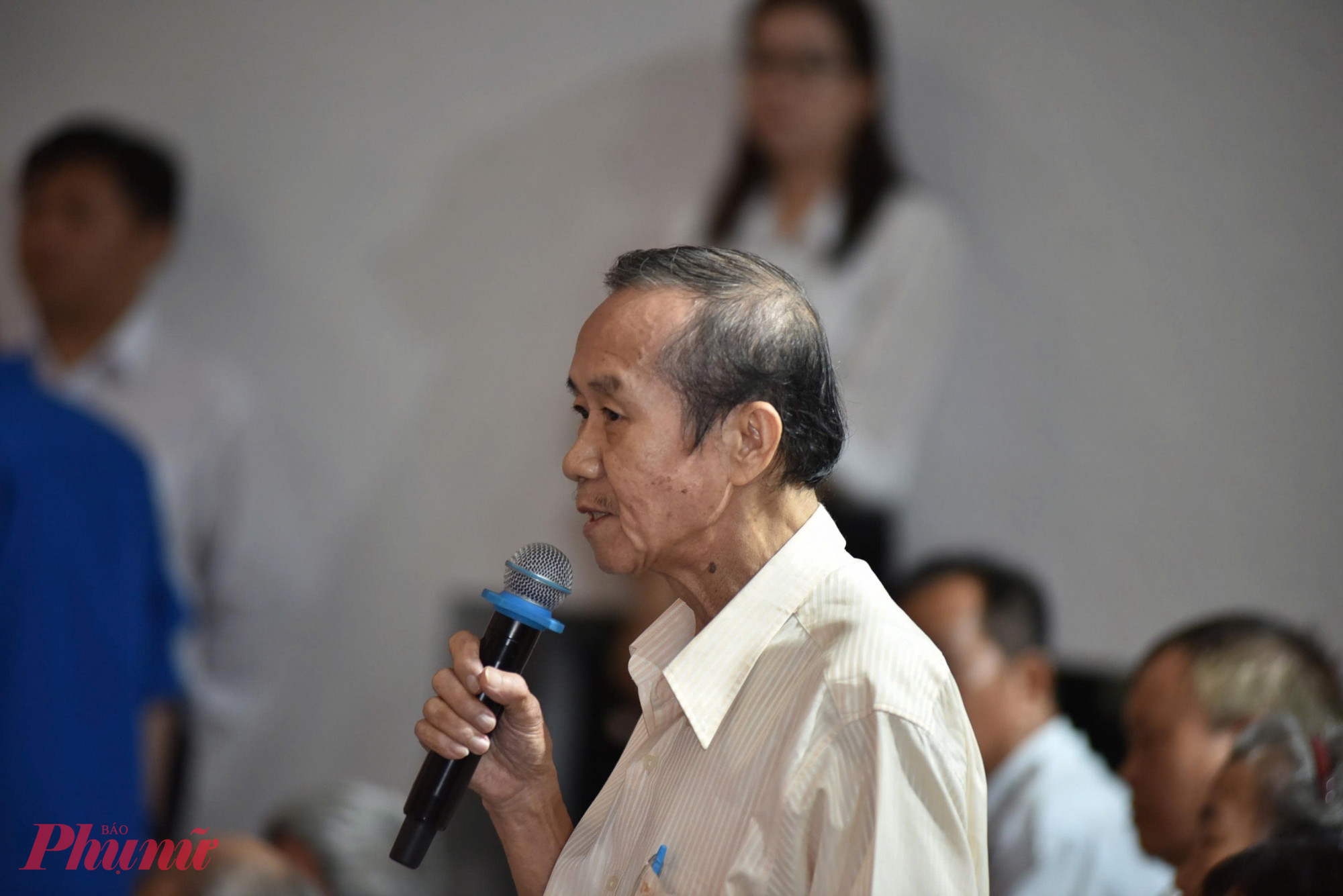 Cử tri Nguyễn Ngọc Định, phường Bàn Cờ, bày tỏ kỳ vọng đối với các ứng viên - Ảnh: Thanh Tâm