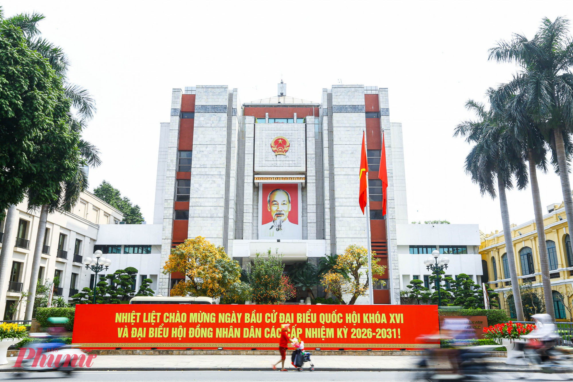 Hà Nội trang hoàng sẵn sàng cho ngày hội toàn dân vào ngày 15/3 tới đây. 