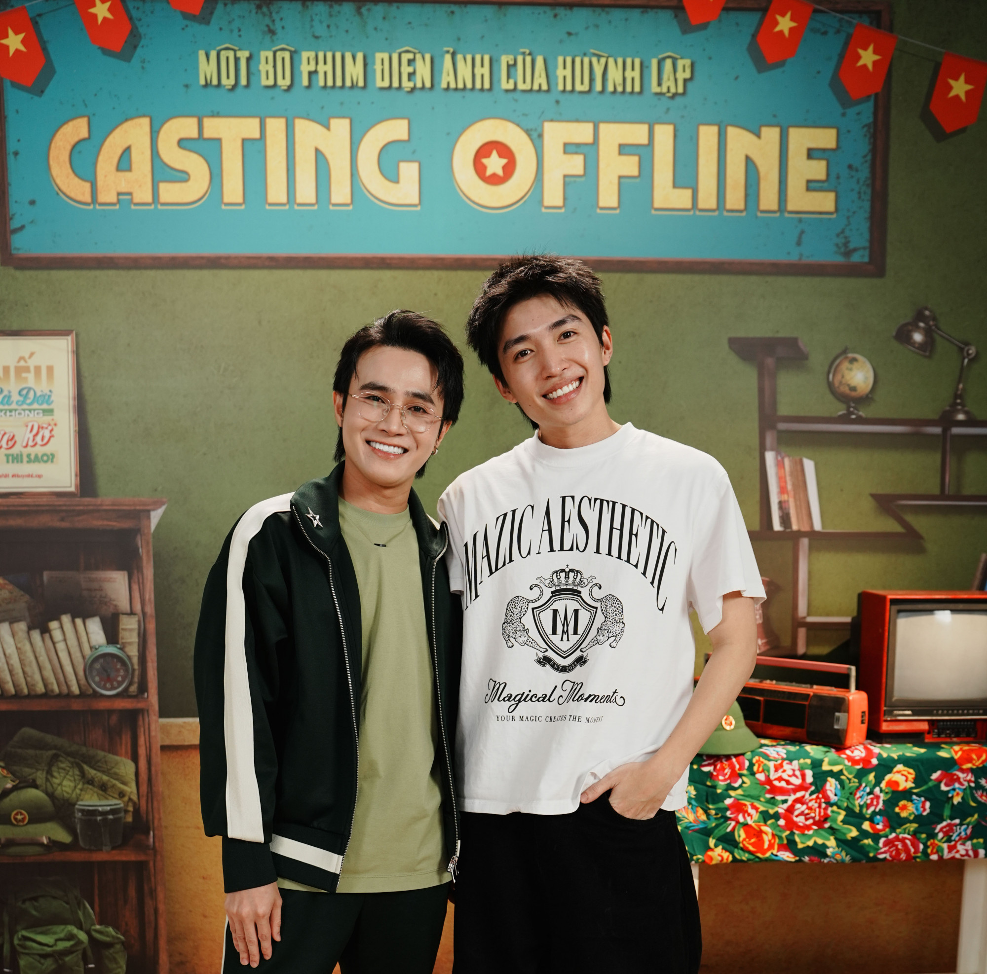 Đạo diễn Huỳnh Lập và nam chính của phim - ca sĩ Cody Nam Võ