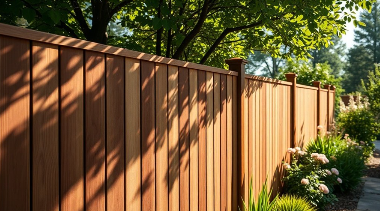 5 lựa chọn hàng rào độc đáo và bền vững cho khu vườn Hàng rào composite: Tương lai của vật liệu thân thiện với môi trường. Ảnh: @Pexel.