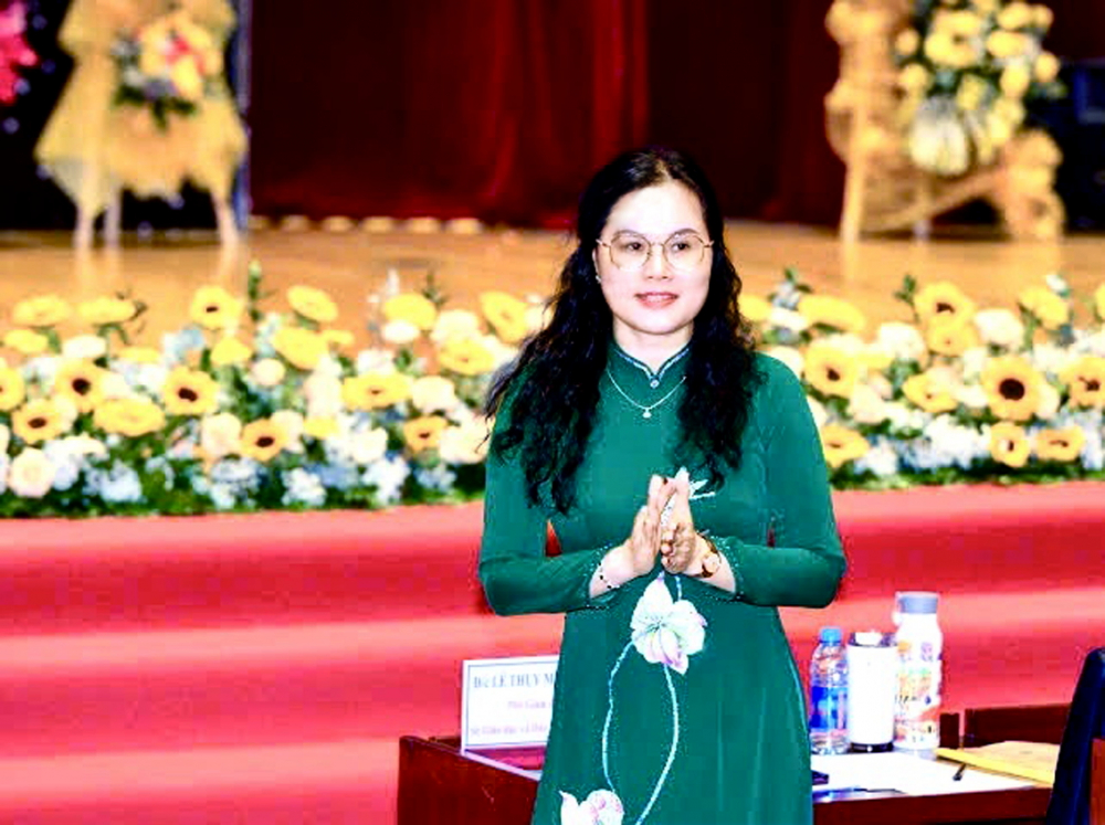 Bà Lê Thụy Mỵ Châu - Phó giám đốc Sở GD-ĐT TPHCM