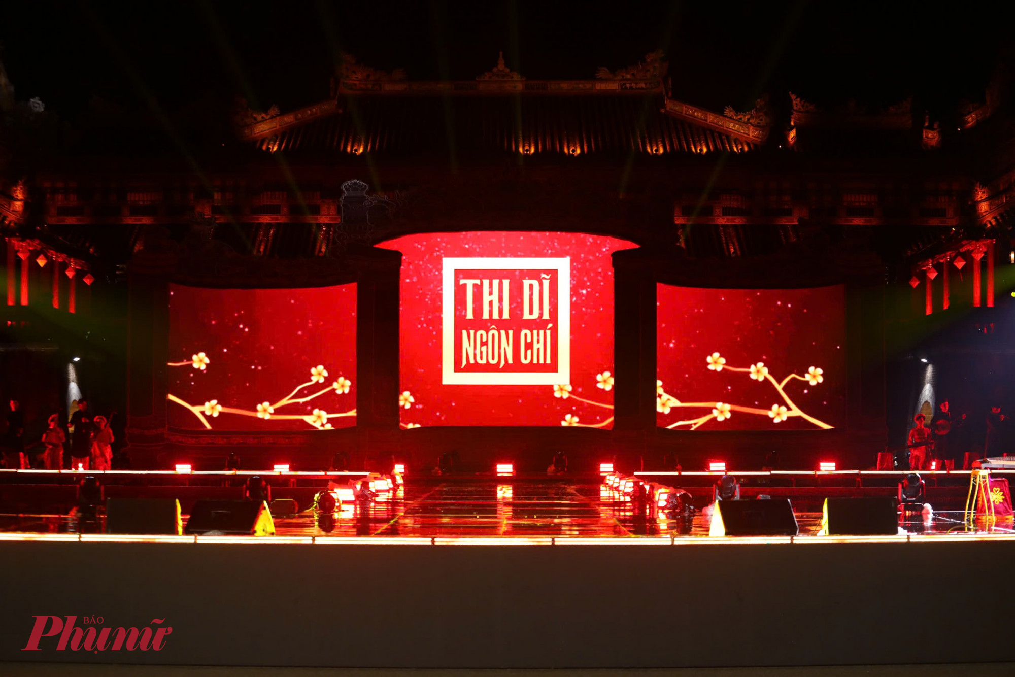 Chương trình nghệ thuật “Thi dĩ ngôn chí” để lại nhiều ấn tượng cho người xem- Ảnh: Trần Thiện