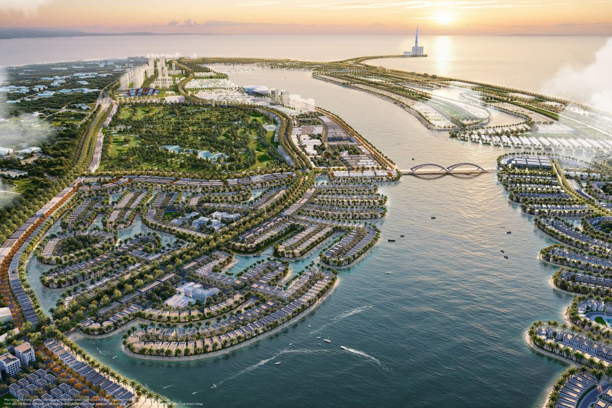 VinCons là đơn vị thực thi chủ lực dự án siêu đô thị biển Vinhomes Green Paradise tại Cần Giờ