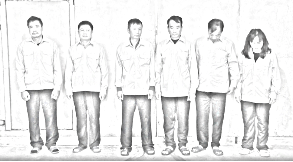 Các bị can trong vụ án - Ảnh: TH