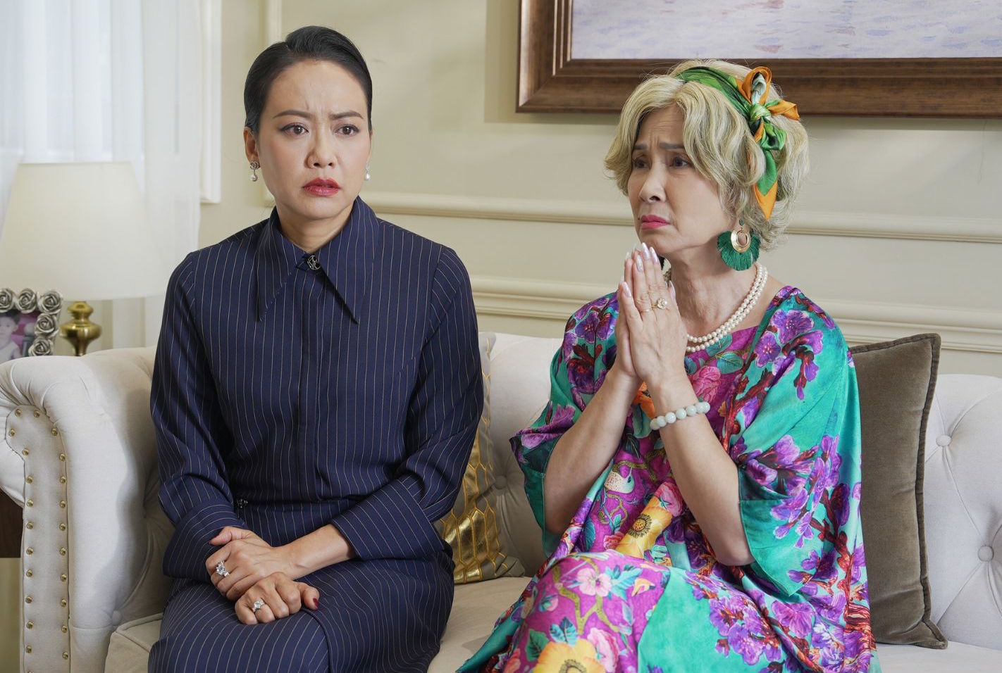 NSND Lan Hương trong vai bà nội có tính cách hơi vô tư