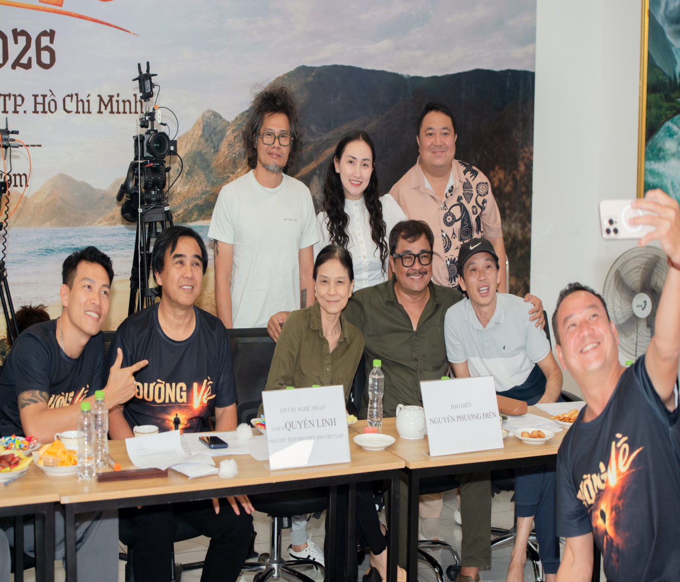 Các nghệ sĩ đồng hành trong 3 ngày casting của Đường về