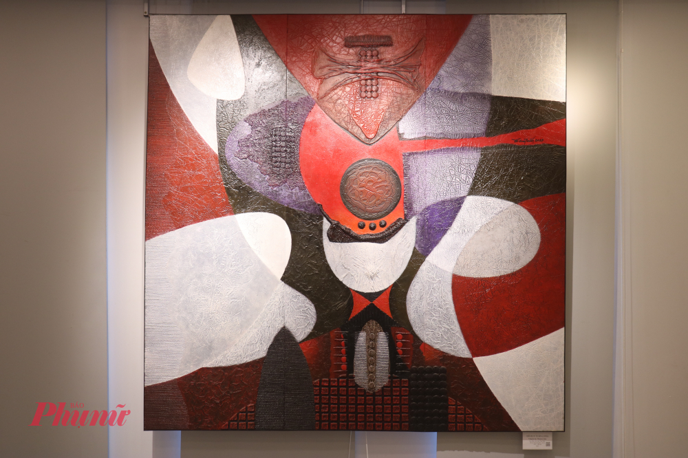 Tác phẩm sơn dầu trên toan Vùng ký ức được thể hiện bởi họa sĩ Đỗ Duy Tuấn