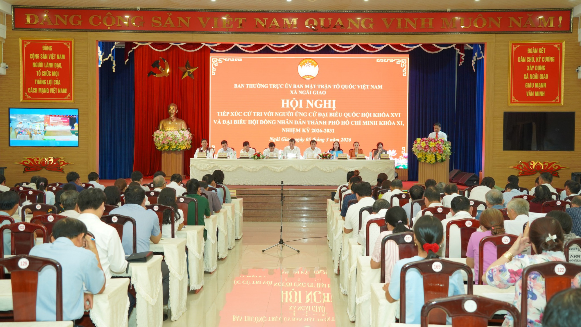 Hội nghị tiếp xúc cử tri được tổ chức tại 