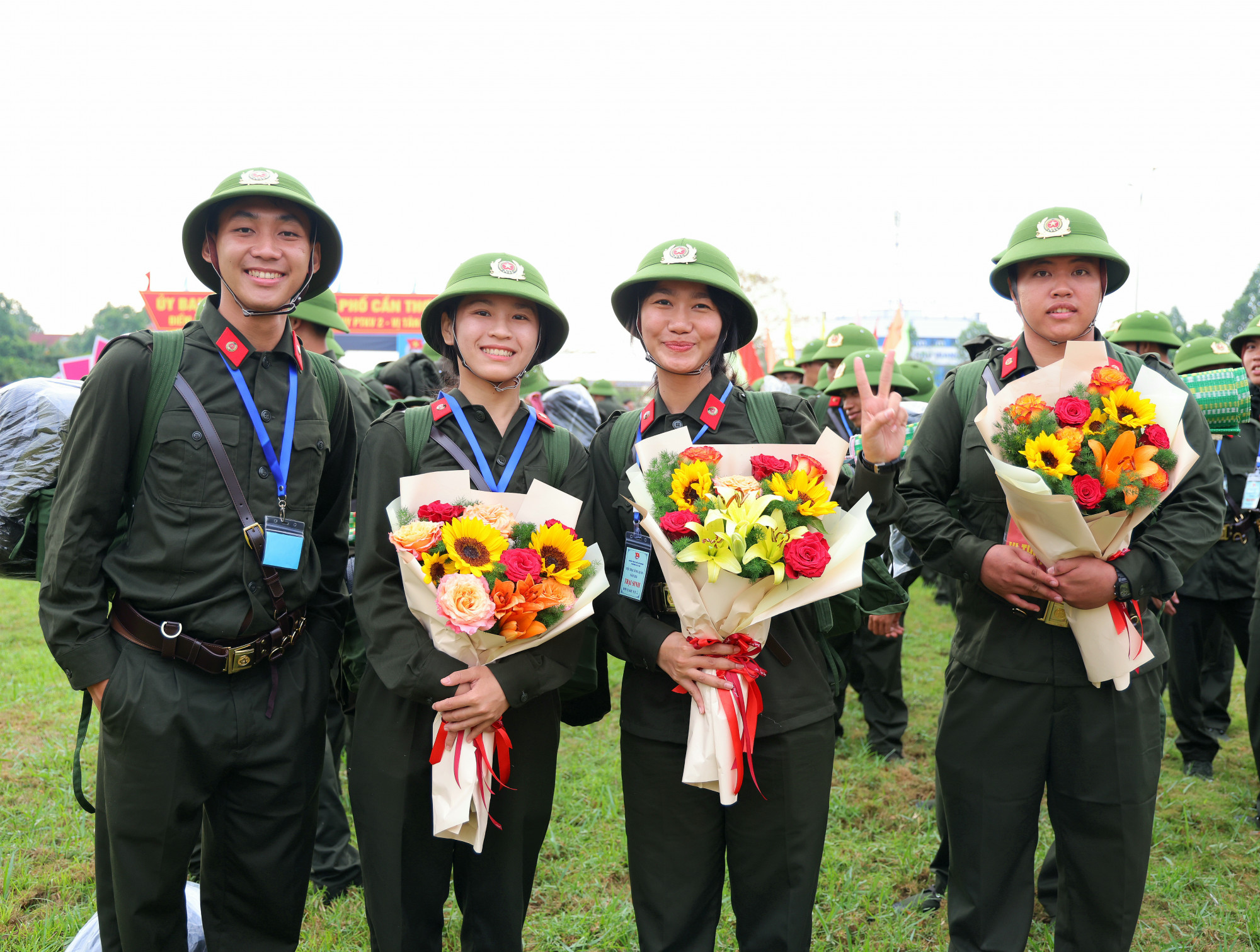 Năm 2026, TP Cần Thơ có 4 nữ lên đường nhập ngũ - Ảnh Phạm Trung