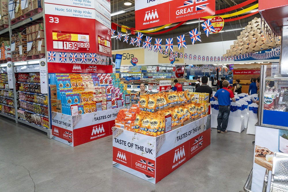 “Hương vị ẩm thực Anh - Taste of the UK” diễn ra trên hệ thống MM Mega Market Việt Nam toàn quốc, mang đến cơ hội khám phá ẩm thực Anh từ các thương hiệu uy tín