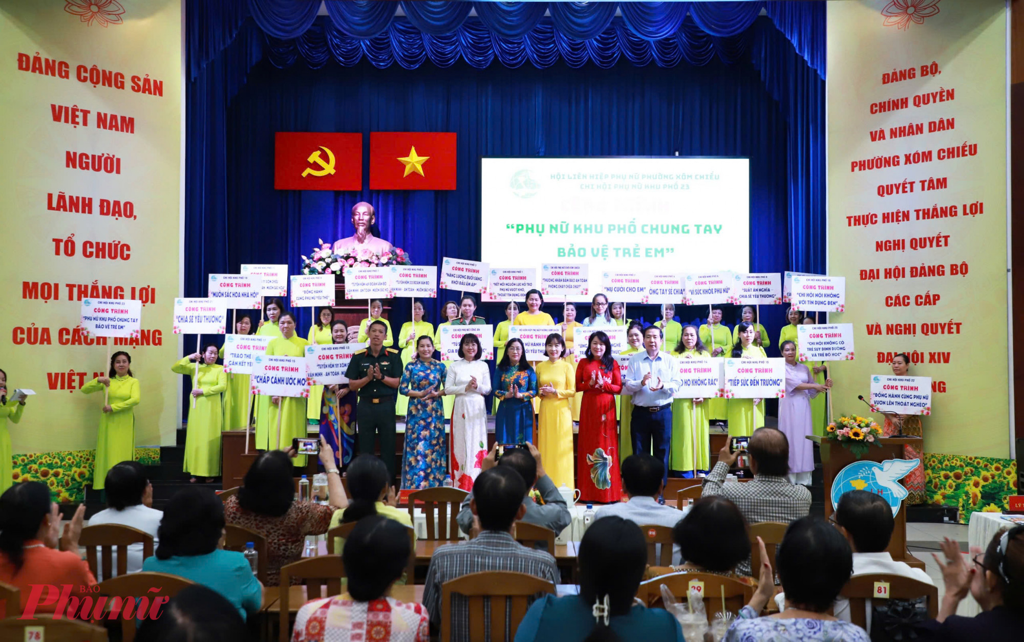 Hội LHPN phường cùng 25 chi hội đã triển khai nhiều công trình, mô hình và phần việc thiết thực hỗ trợ phụ nữ và trẻ em, cộng đồng