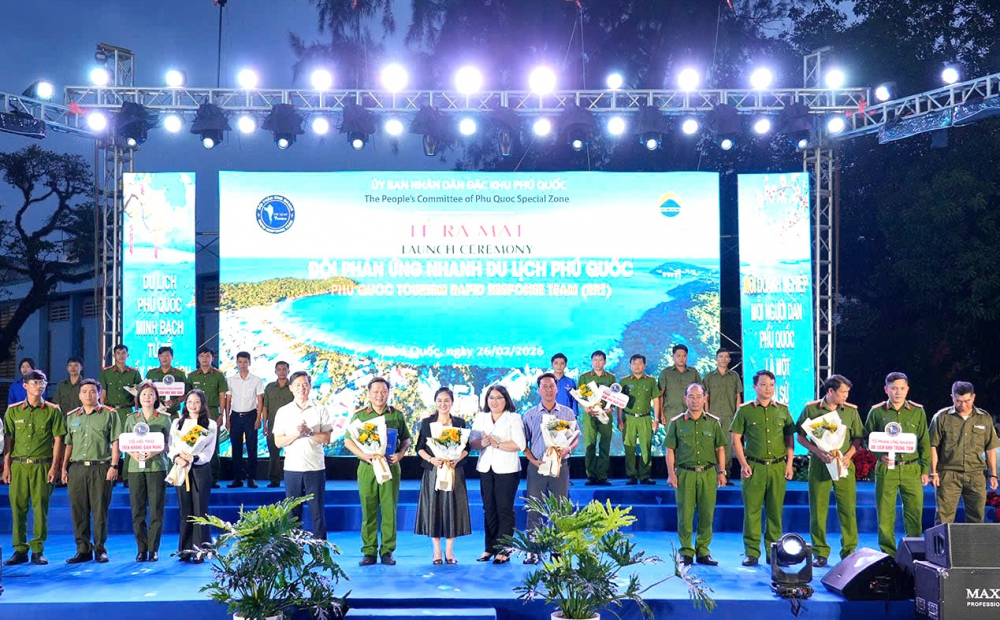 Đặc khu Phú Quốc (An Giang) ra mắt đội phản ứng nhanh du lịch.