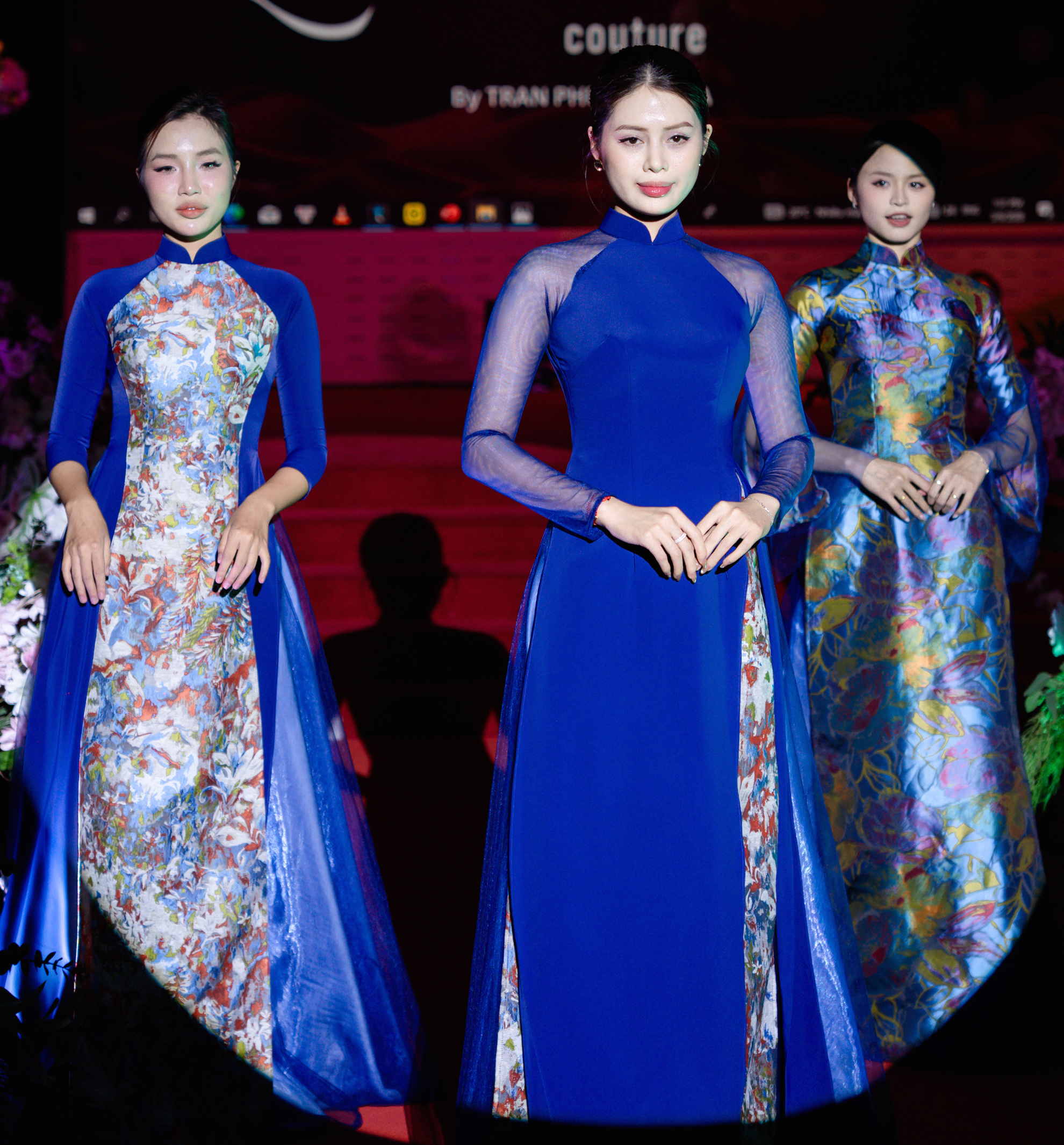 Các người mẫu trình diễn tại chương trình Phong thái phái đẹp - Tự tin tỏa sáng do Hội Phụ nữ Bộ Công an tổ chức