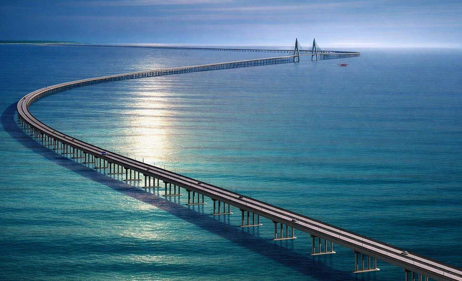 Phối cảnh cầu vượt biển