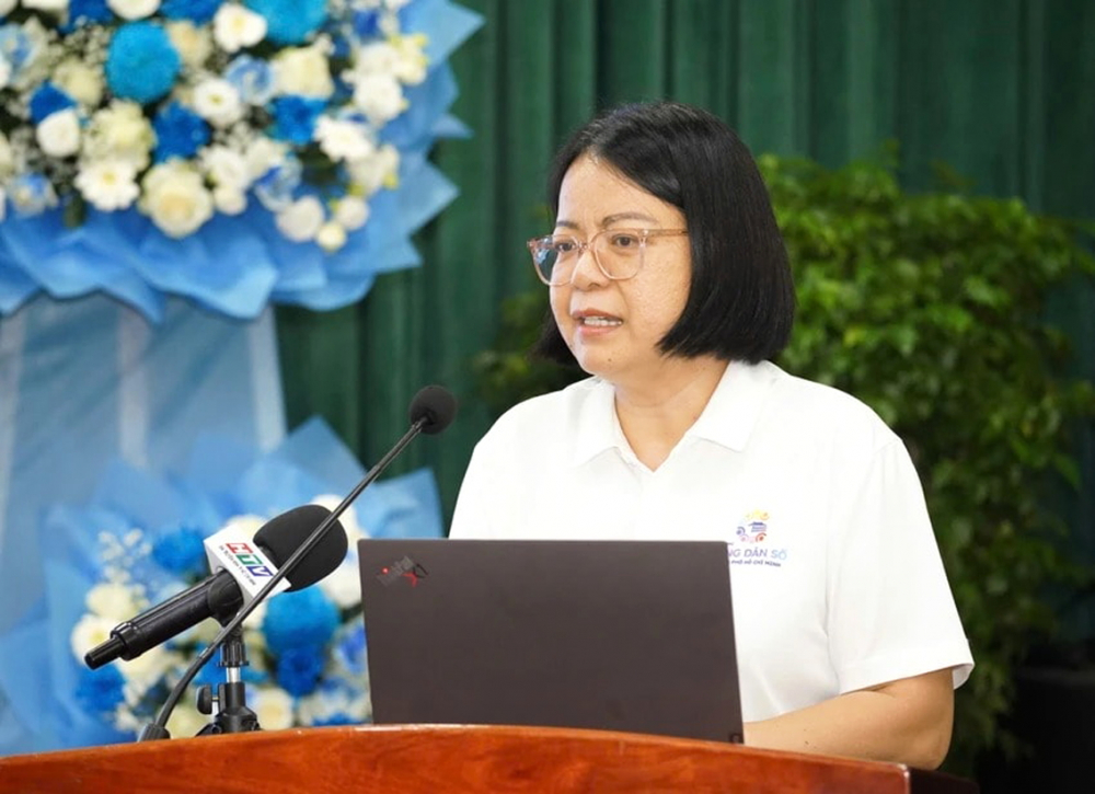 Bà Võ Thị Trung Trinh - Giám đốc Trung tâm Chuyển đổi số TPHCM