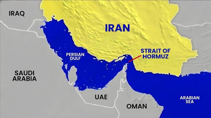 Eo biển Hormuz được Iran tận dụng như công cụ trong cuộc chiến với Mỹ - Israel. Đồ họa: NASA