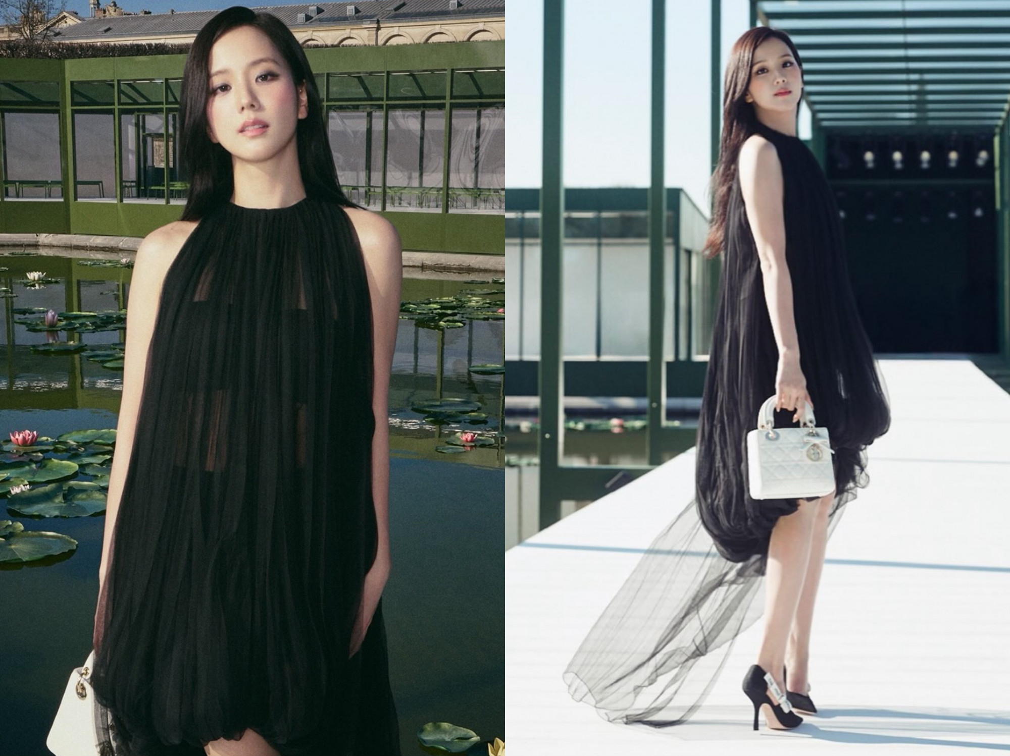 Jisoo gây chú ý khi xuất hiện trong show diễn của nhà mốt Dior