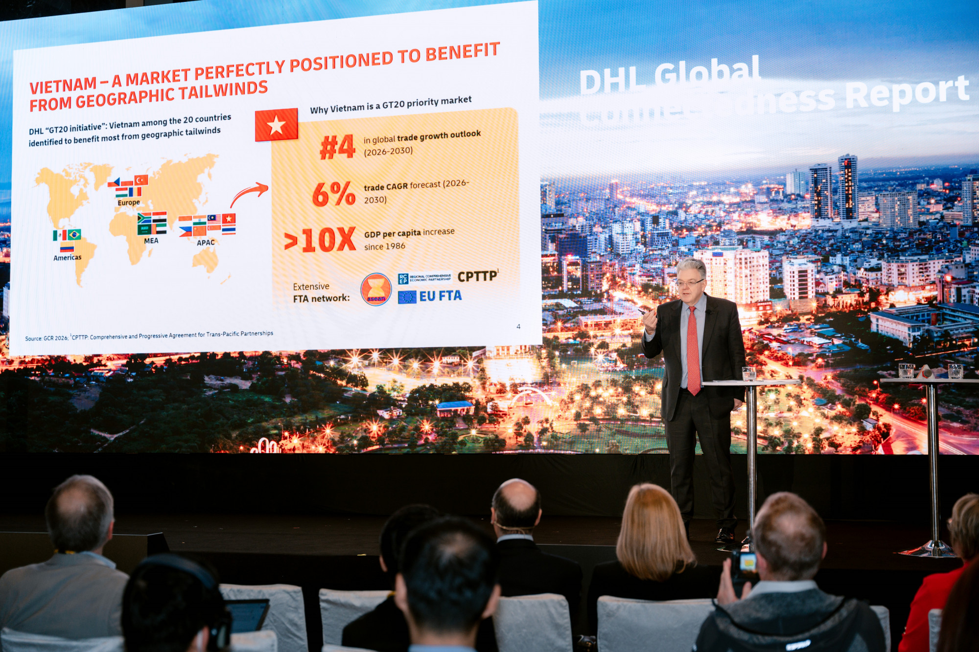 Việt Nam được đánh giá là thị trường có vị thế hoàn hảo, triển vọng tăng trưởng thương mại top đầu trong giai đoạn 2026 - 2030 